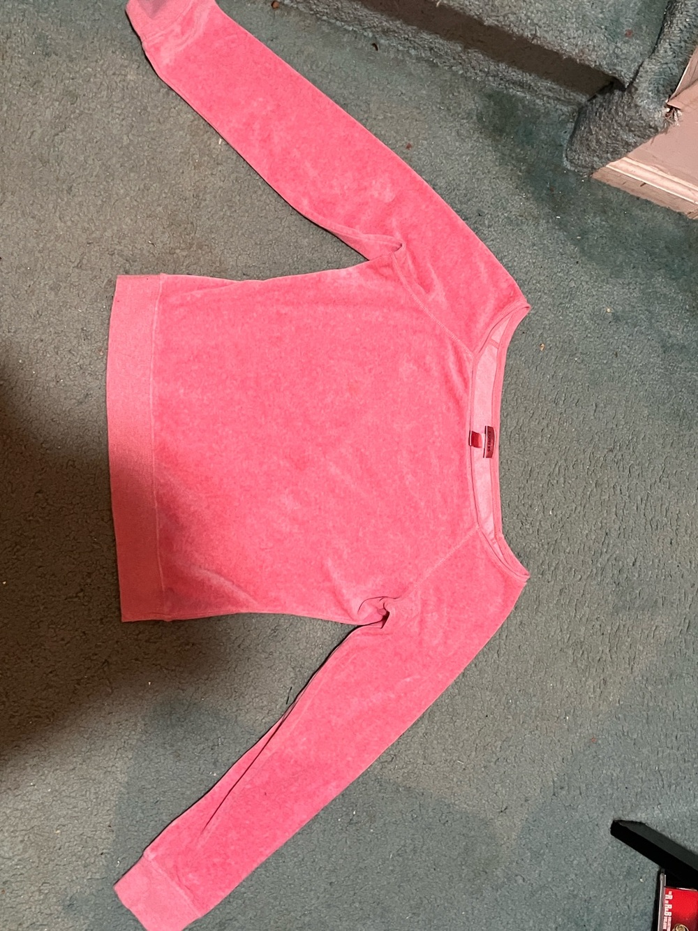 Express Pink Off-the-Shoulder Sweater